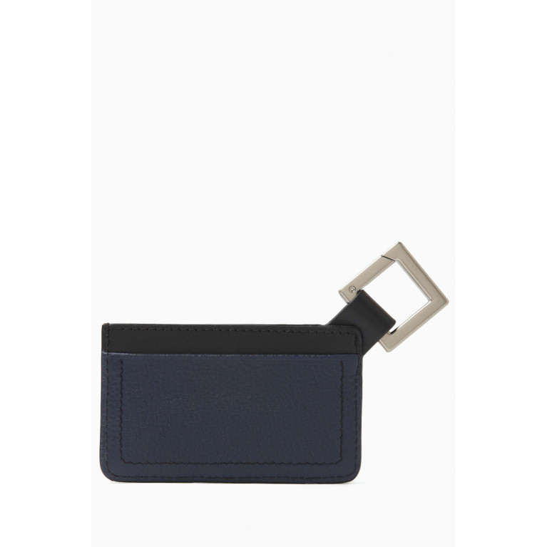 Jacquemus - Clip-on Card Holder in Leather Black