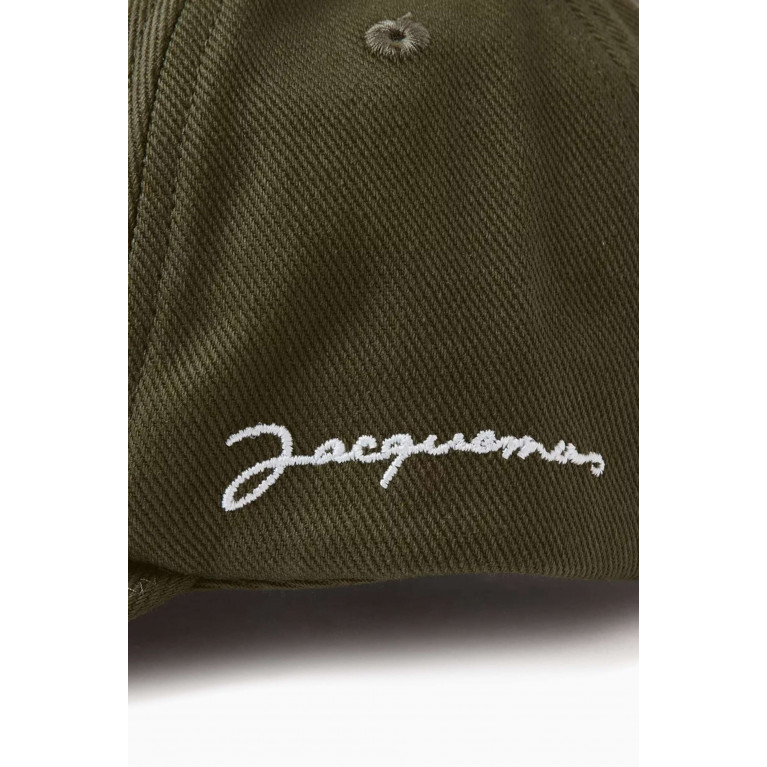Jacquemus - Embroidered Logo Baseball Cap in Cotton