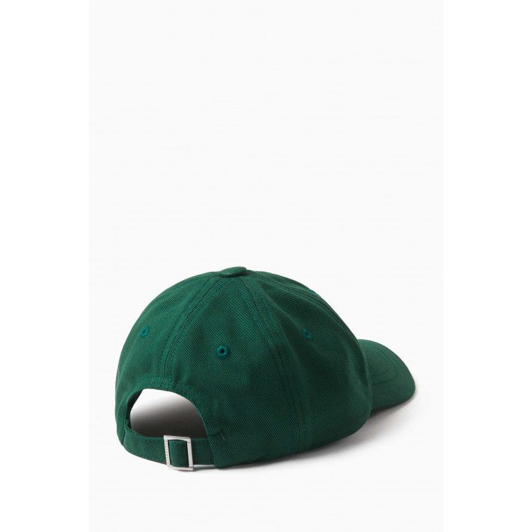 Jacquemus - Embroidered Logo Baseball Cap in Cotton Green