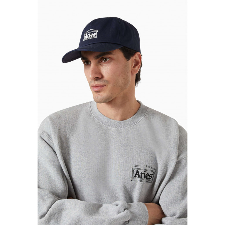Aries - Temple Embroidered Cap in Cotton