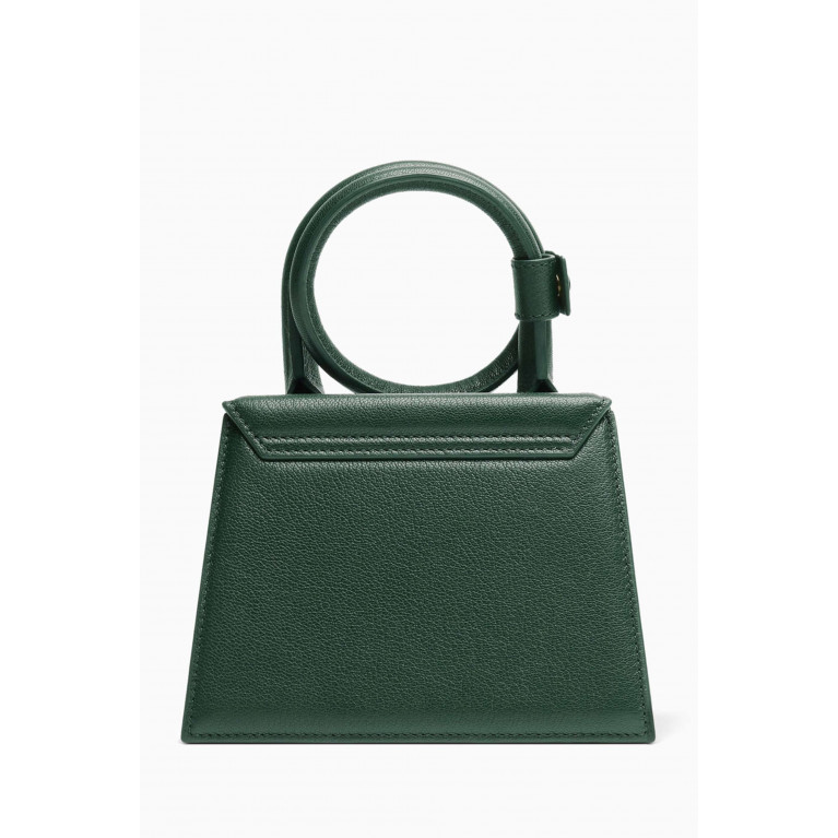 Jacquemus - Le Chiquito Noeud Bag in Leather Green