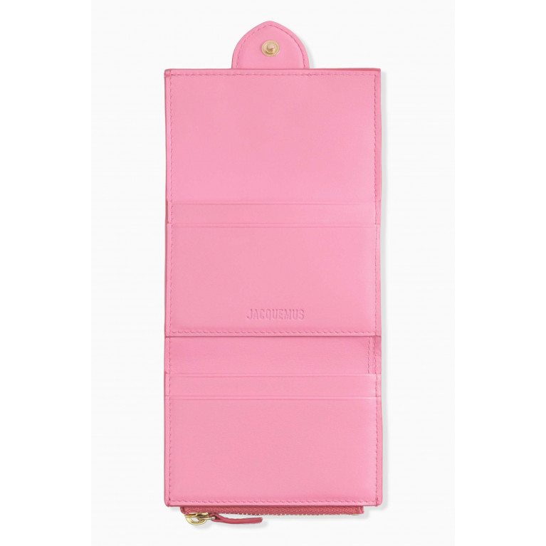 Jacquemus - Le Compact Bambino Flap Wallet in Calfskin Leather