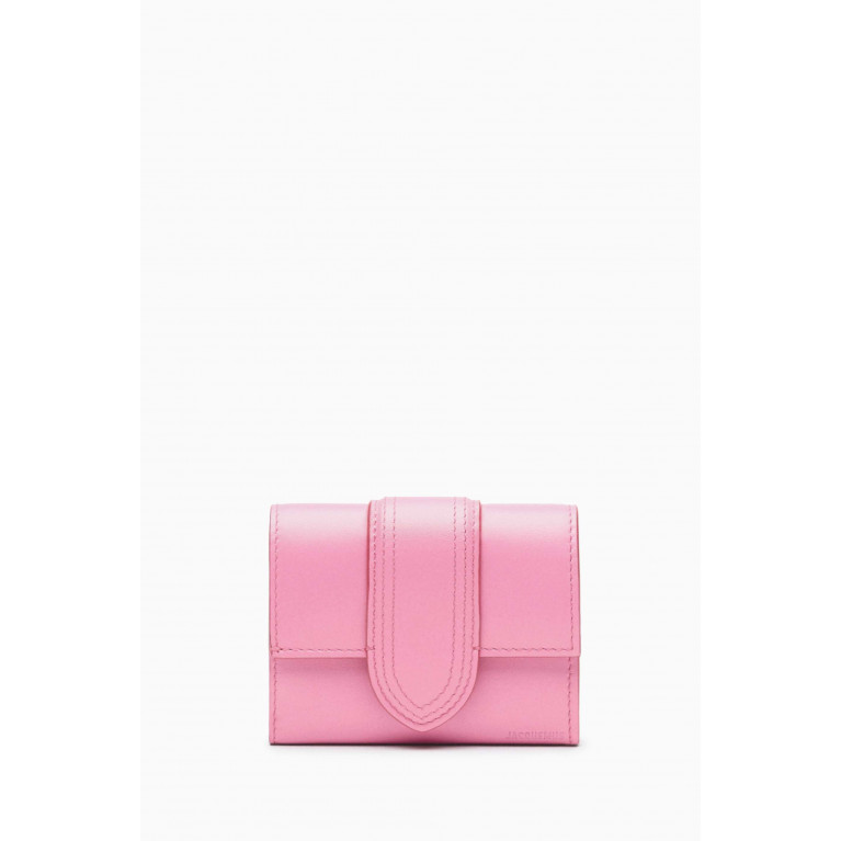 Jacquemus - Le Compact Bambino Flap Wallet in Calfskin Leather