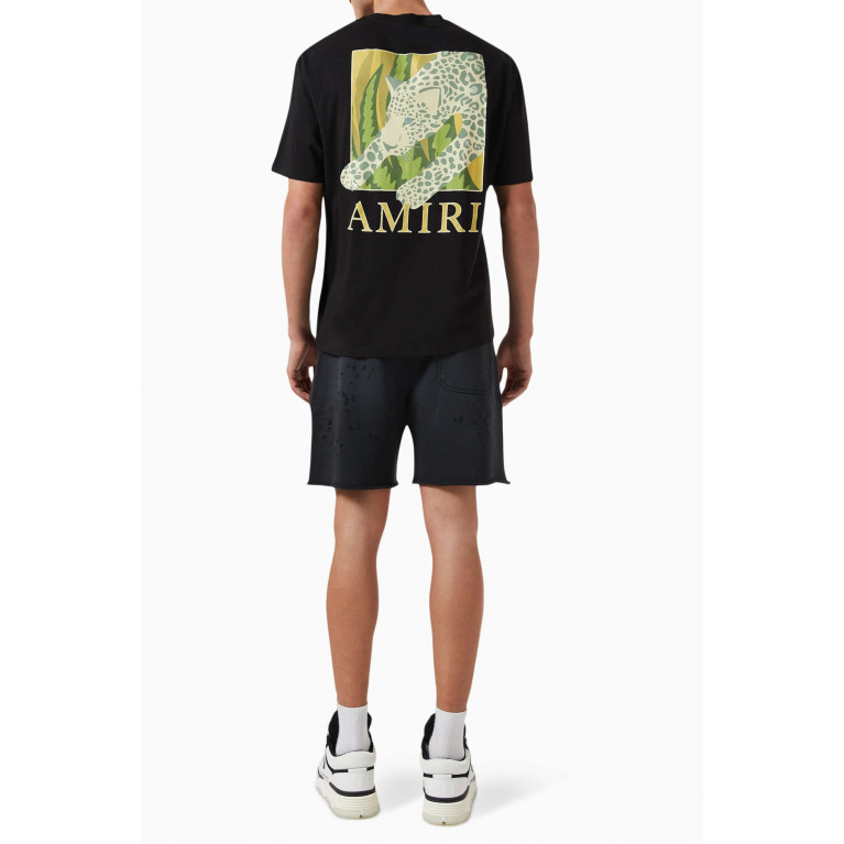 Amiri - Leopard-print T-shirt in Cotton-jersey