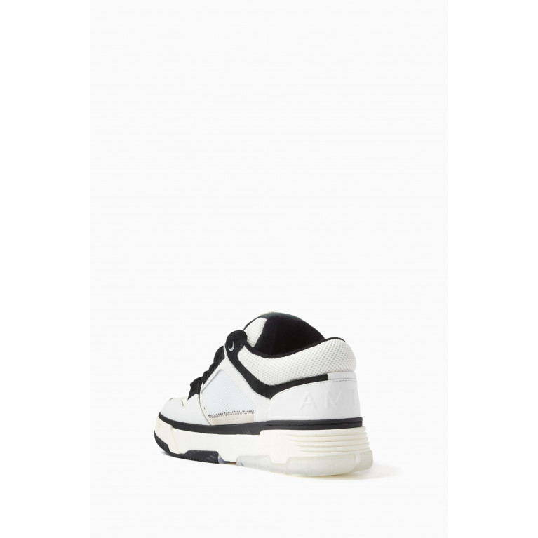 Amiri - MA-1 Sneakers in Leather & Knit Mesh White