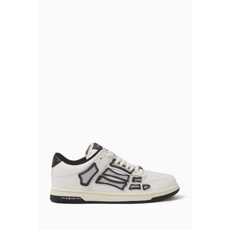 Amiri - Chunky Skel Low-top Sneakers in Leather & Suede White