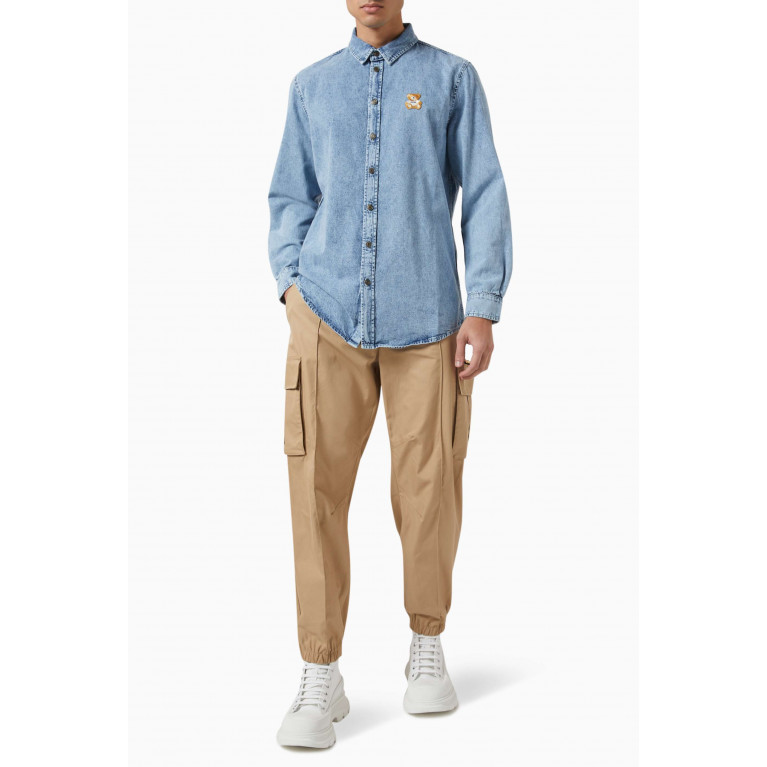 Moschino - Teddy-patch Shirt in Cotton