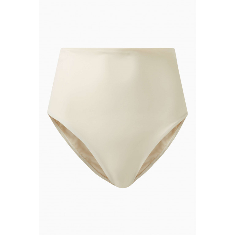 Bondi Born - Faith High-waist Bikini Bottom in Sculpteur® Fabric