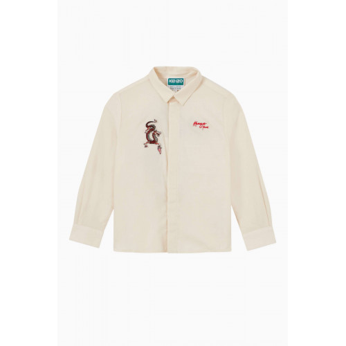 KENZO KIDS - Year Of The Dragon Shirt in Cotton