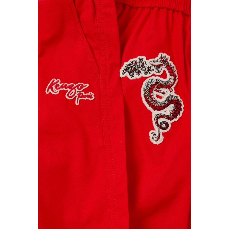 KENZO KIDS - Year Of The Dragon Trousers in Cotton