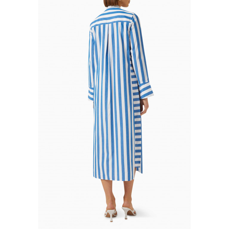Bird & Knoll - Jude Shirt Midi Dress in Cotton-voile