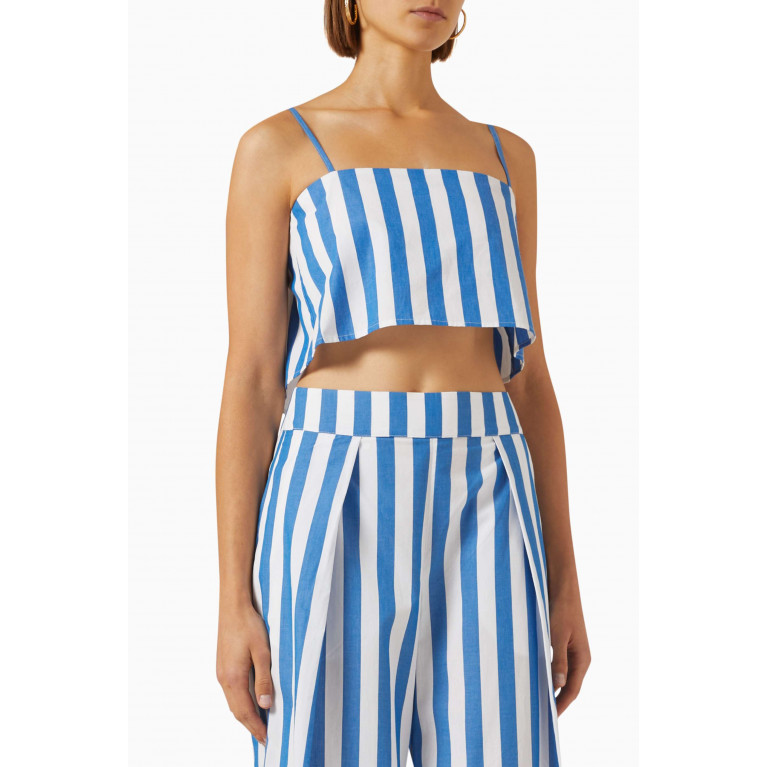 Bird & Knoll - Eve Crop Top in Cotton-voile