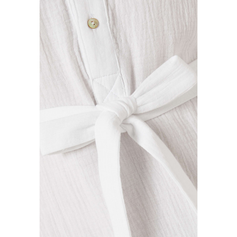 Bird & Knoll - Frieda Belted Shirt Midi Dress in Cotton