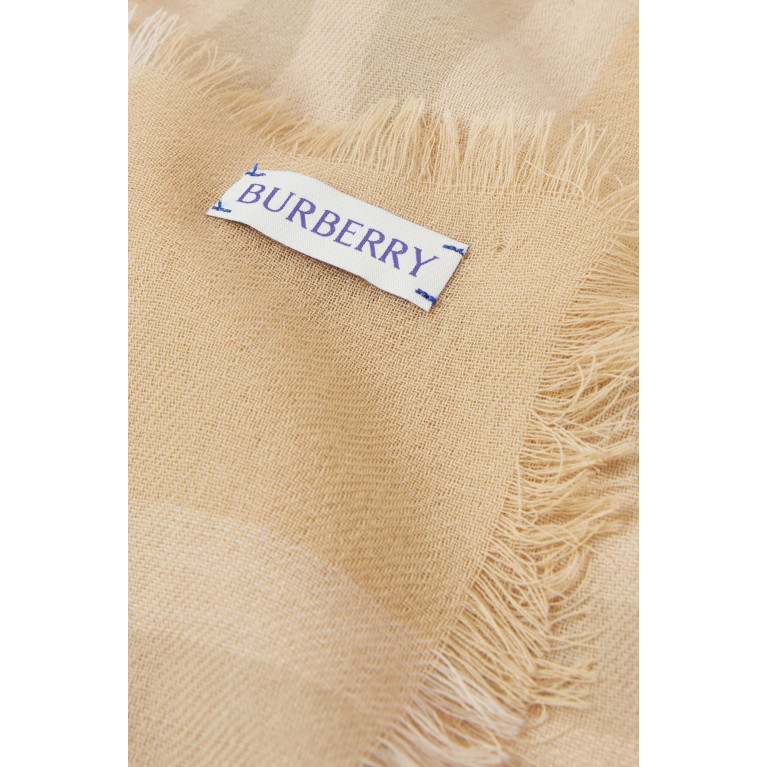 Burberry - Check Scarf in Wool