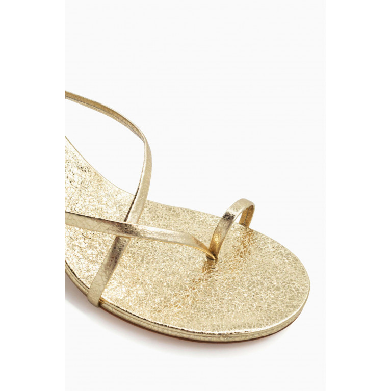 Studio Amelia - Agatha 70 Strappy Sandals in Nappa Leather Gold