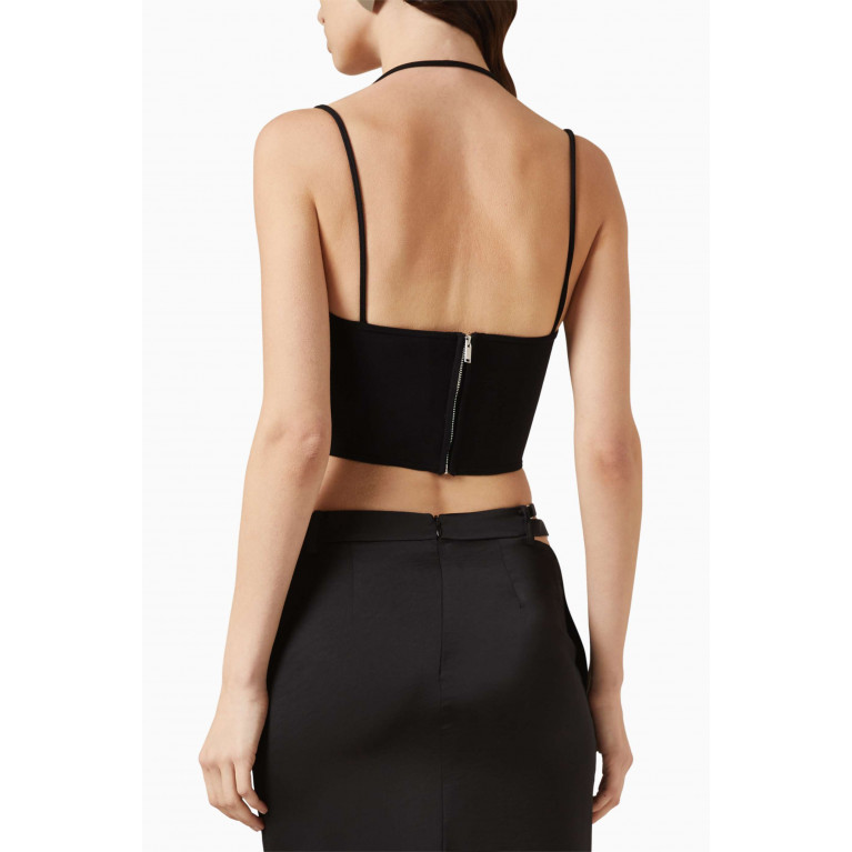 Dion Lee - Braided Corset Top in Viscose-blend