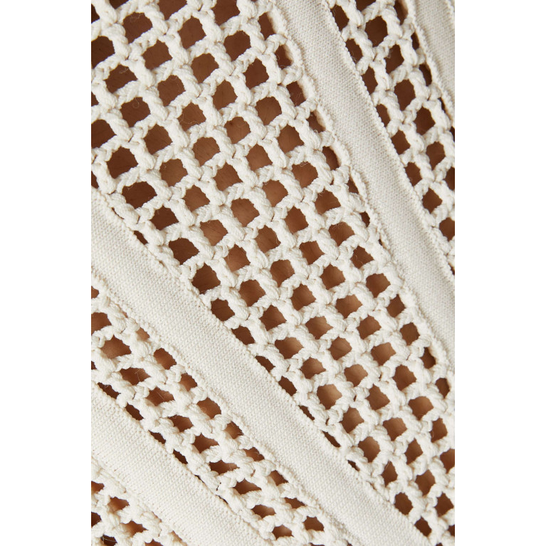 Dion Lee - Crochet-knit Corset in Viscose-blend