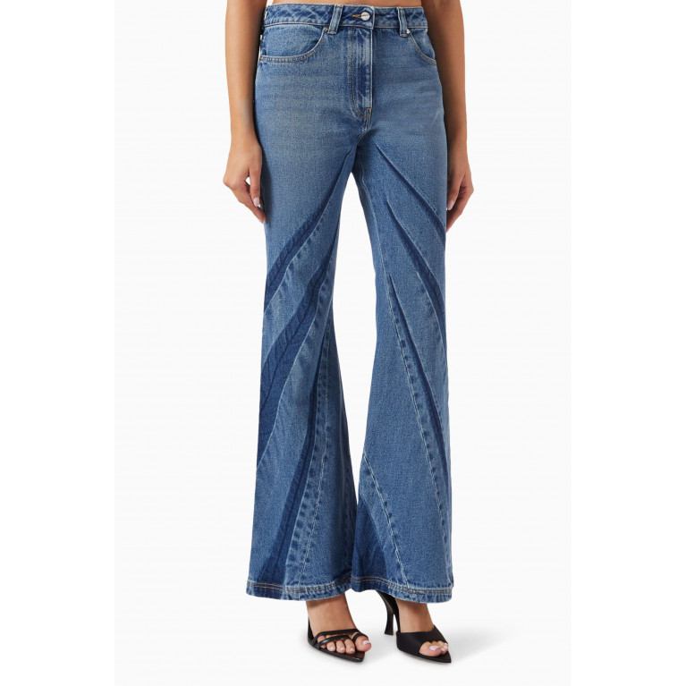 Dion Lee - Darted Bootcut Jeans in Denim
