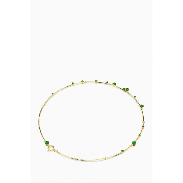 Swarovski - Constella Mixed-cut Crystal Necklace in Gold-plated Metal