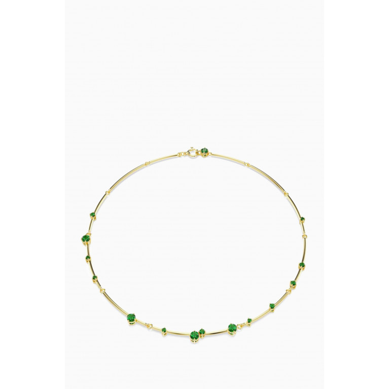 Swarovski - Constella Mixed-cut Crystal Necklace in Gold-plated Metal