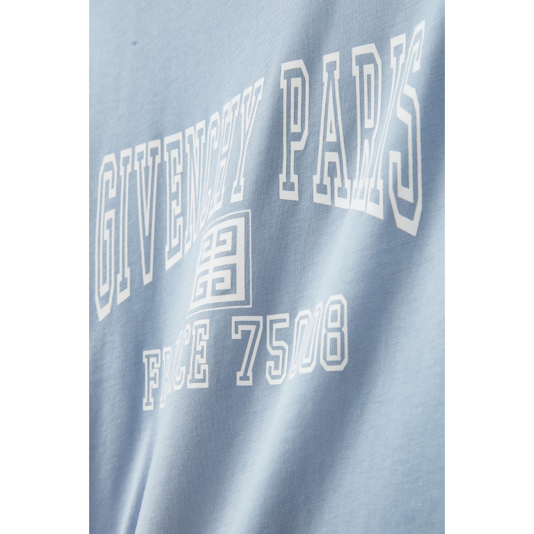 Givenchy - Paris Logo T-shirt in Cotton Jersey