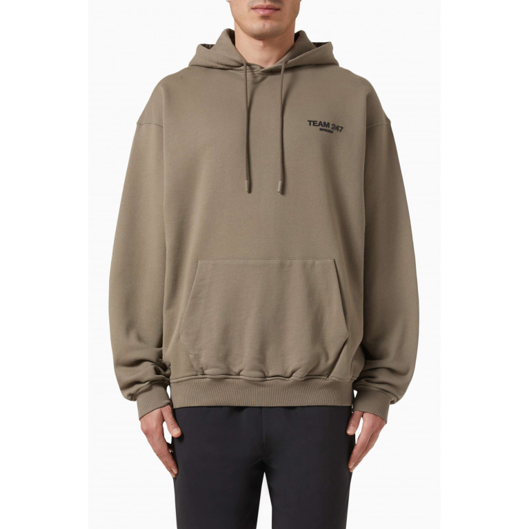 Represent - Team 247 Hoodie in Cotton Green