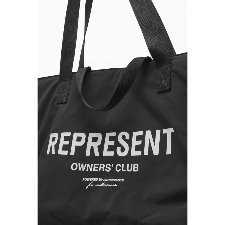 Represent - Logo Print Tote Bag in Canvas