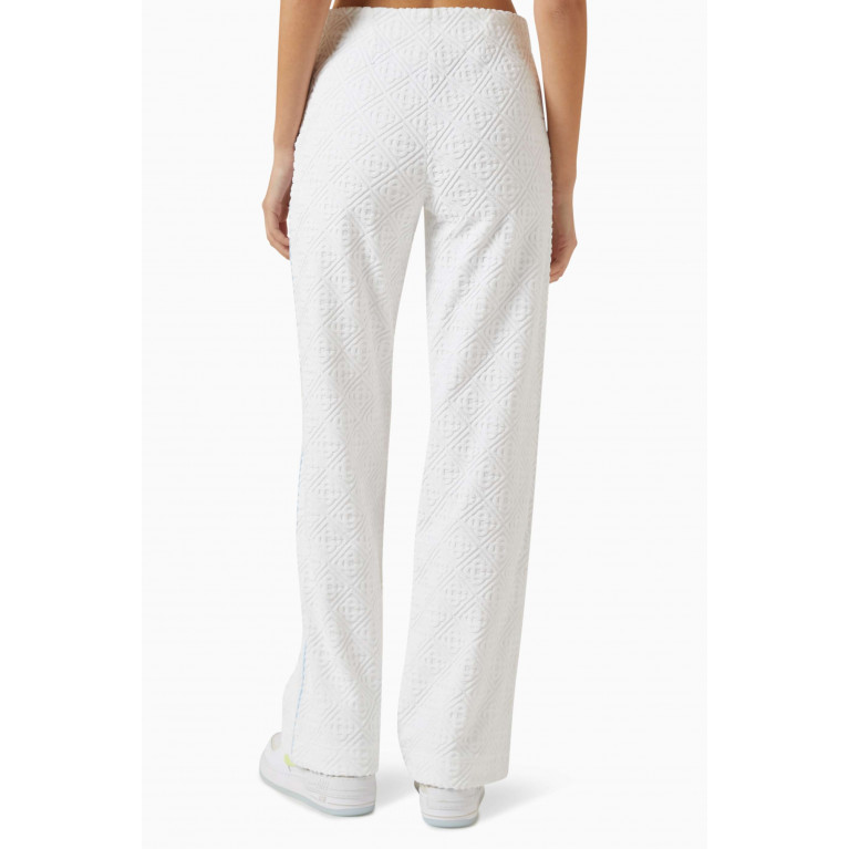 Casablanca - Track Pants in Textured Cotton-blend
