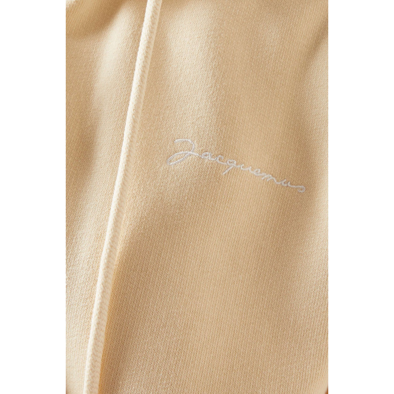 Jacquemus - Le Sweatshirt Brodé in Organic Cotton Neutral