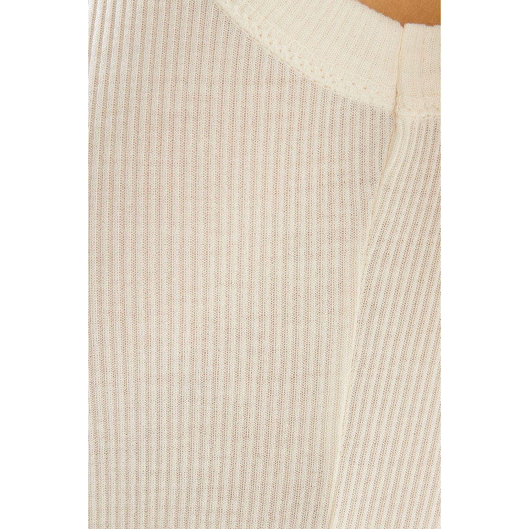 Jacquemus - Le Bodysuit Gros Grain in Rib-jersey White