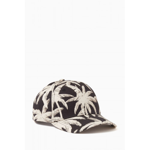 Palm Angels - Allover Palms Baseball Cap in Cotton