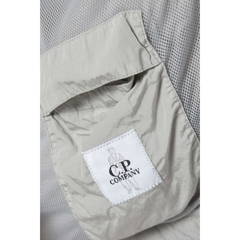 C.P. Company - Hooded Jacket in Chrome-R