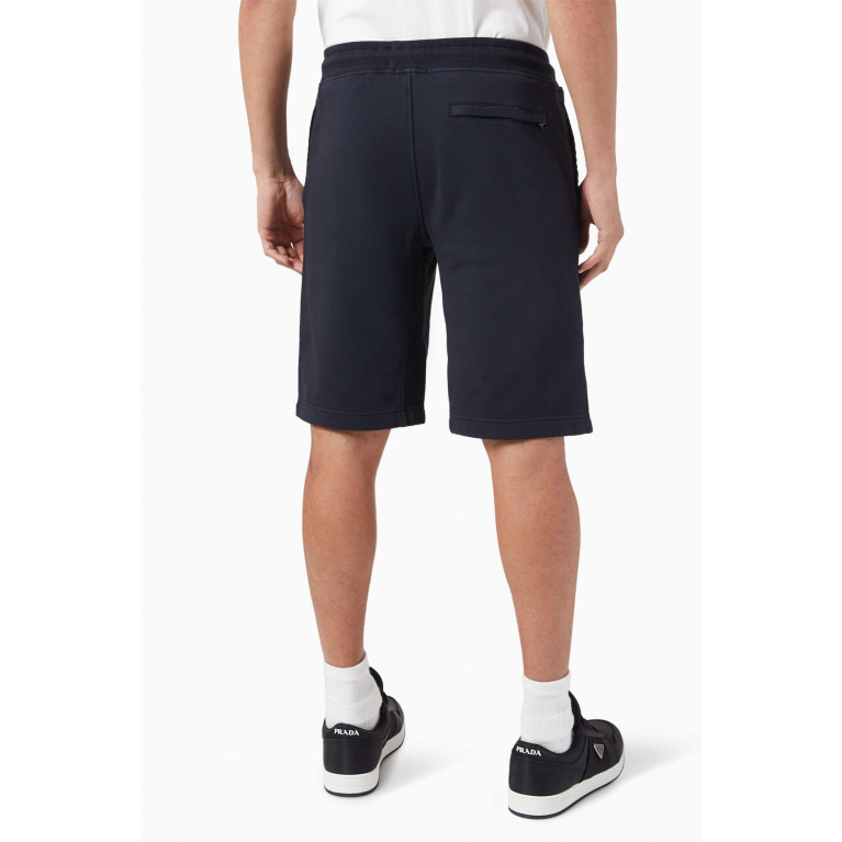 C.P. Company - Diagonal Zipped Shorts in Cotton-fleece