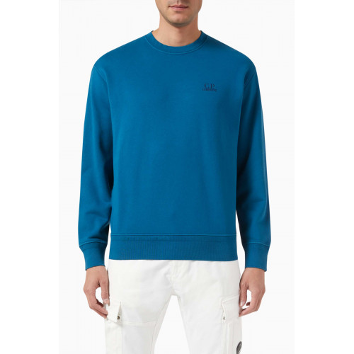C.P. Company - Diagonal Logo Sweatshirt in Cotton-fleece