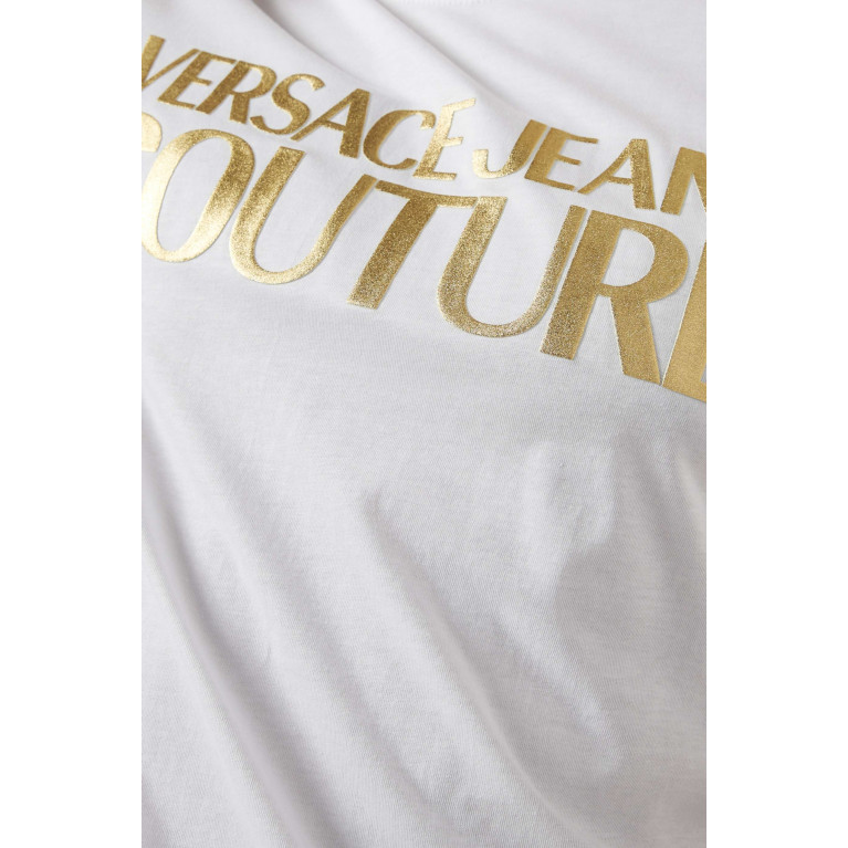 Versace Jeans Couture - Foil Logo T-shirt in Cotton