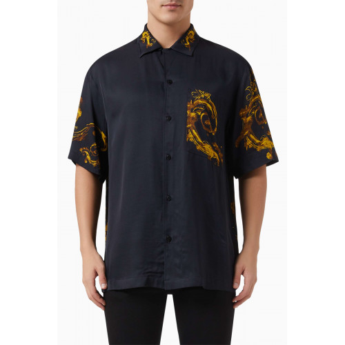 Versace Jeans Couture - Logo Shirt in Viscose-twill