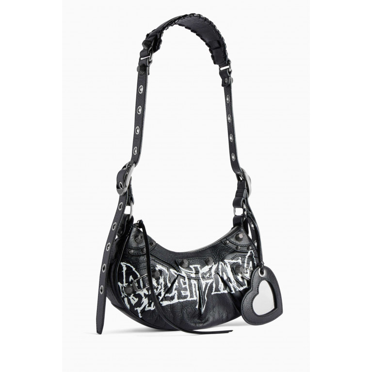 Balenciaga - XS Le Cagole DIY Metal Shoulder Bag in Arena Lambskin