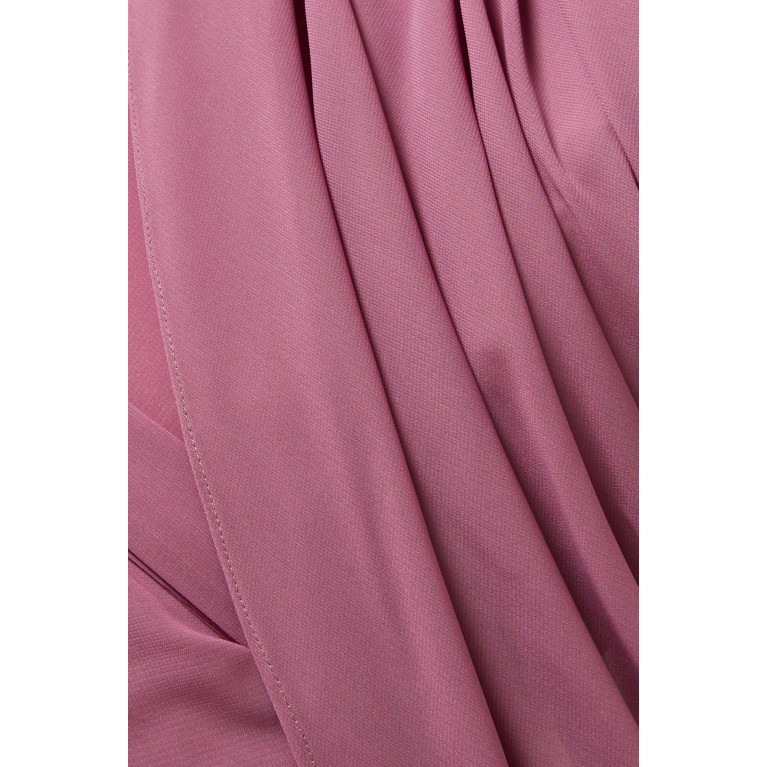 Amri - Drape Maxi Dress Pink