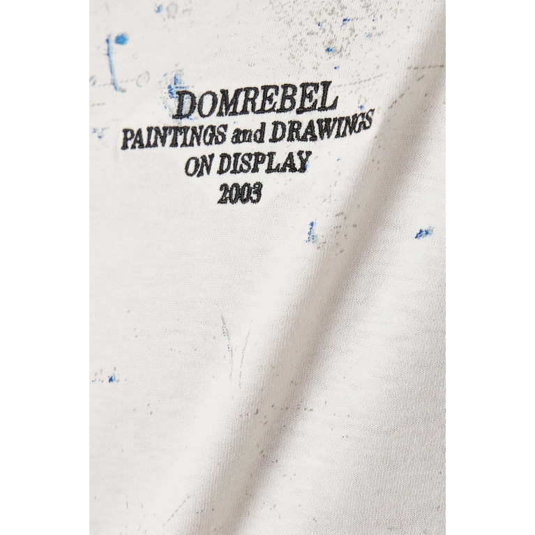 Dom Rebel - Rag T-shirt in French-terry
