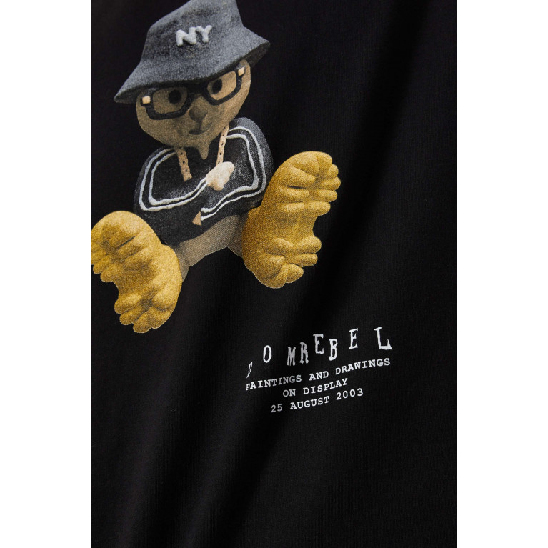 Dom Rebel - New Yorker T-shirt in French-terry