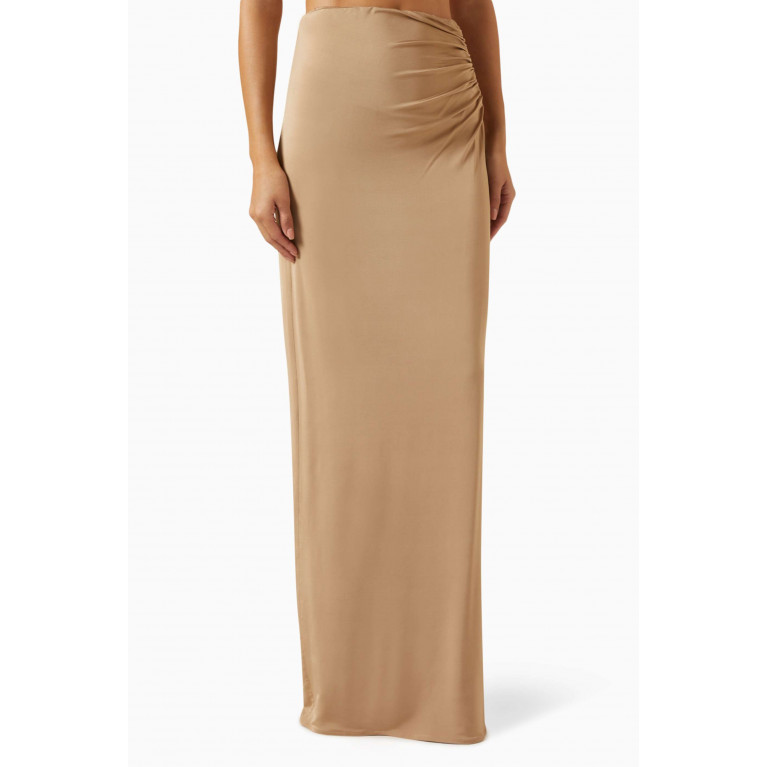 Magda Butrym - High-rise Maxi Skirt in Jersey