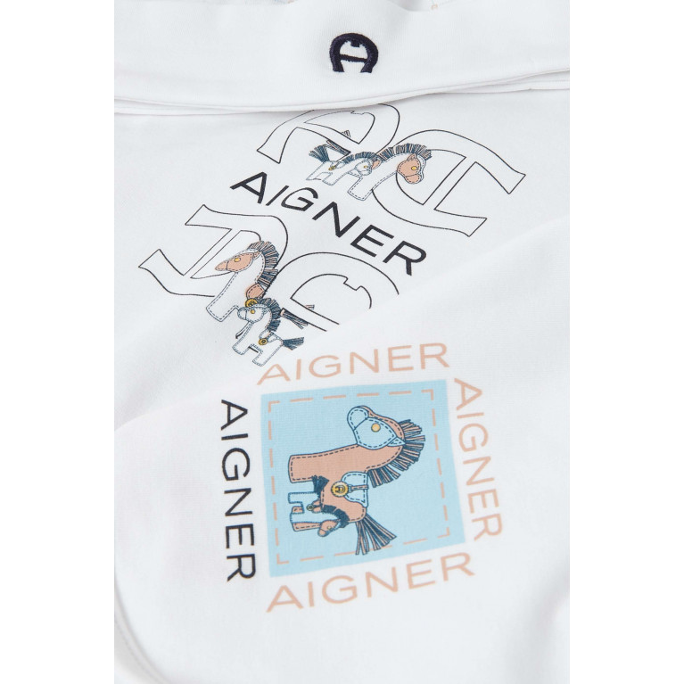 AIGNER - Logo Print Gift Set in Cotton