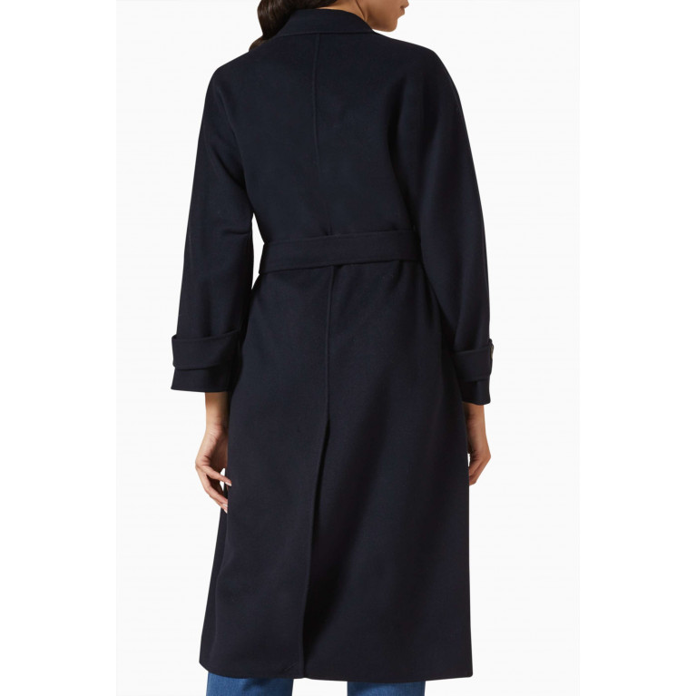 Weekend Max Mara - Affetto Double-breasted Trench Coat in Wool