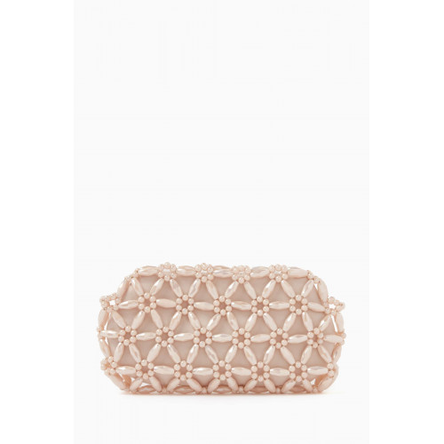 0711 Tbilisi - Tebea Clutch in Glass Beads & Satin