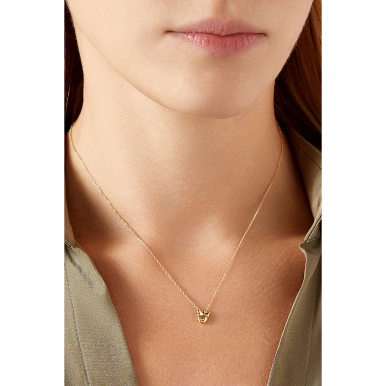 The Alkemistry - Chubby Bee Necklace in 18kt Recycled Yellow Gold
