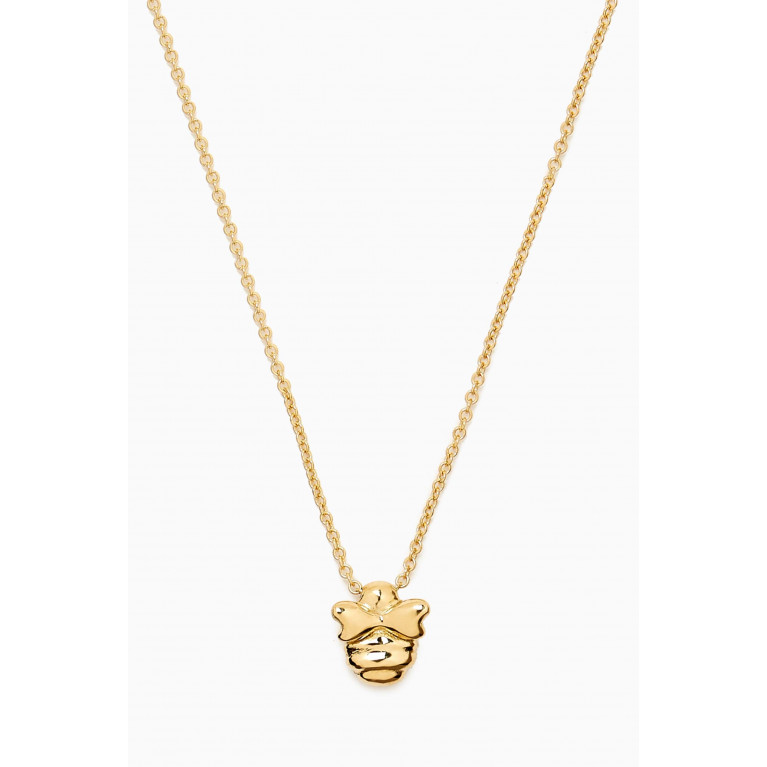 The Alkemistry - Chubby Bee Necklace in 18kt Recycled Yellow Gold