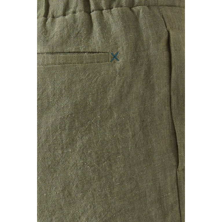 Marane - Elasticated Trousers in Linen
