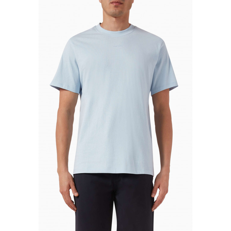 Sandro - Logo T-shirt in Cotton Blue
