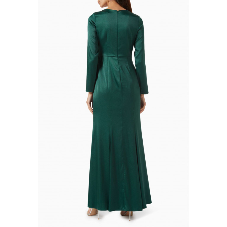 NASS - Embellished Maxi Dress Green