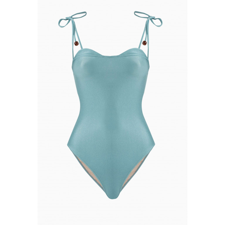 Adriana Degreas - Vintage Orchid Strap One-piece Swimsuit